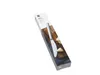 A product box for a WMF Obstmesser-Set (fruit knife set) is shown diagonally against a white background. The box features an image of the knife on a wooden cutting board with cheese. Anteprima dell’immagine prodotto