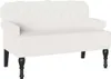 vidaXL Chesterfield Sofa Weiß 119,5 x 64,5 x 75 cm Umělá Náhled obrázku produktu 1