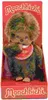 Monchhichi Chlapec hnedý s náprsenkou červený (20cm) Náhľad obrázku produktu 4