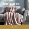 Lavea® Mikrofaser Kuscheldecke 150x200 cm, flauschig & Produktbild-Vorschau 2
