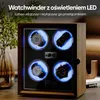 Nawijarka do zegarków Olvy na 4 zegarki, oświetlenie LED, Podgląd zdjęcia produktu 3