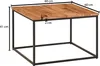 FineBuy Couchtisch quadratisch 60x60 cm Akazie Massivholz · Produktbild-Vorschau 3
