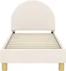 vidaXL Kinderbettgestell mit Kopfteil Creme 70 x 140 cm Produktbild-Vorschau 5
