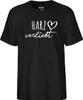 Huuraa Herren T-Shirt Harz verliebt 3XL Black Bio Baumwolle Produktbild-Vorschau 2