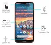 A smartphone with screen protector features highlighted with text and icons. Produktbild-Vorschau