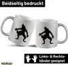 Huuraa Glitzertasse Werwolf Silhouette 330ml Silber Keramik Produktbild-Vorschau 2
