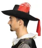Boland Hut Musketier Sébastien, aus Filz, schwarz, Karneval Produktbild-Vorschau 2