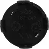 MAZDA 56 mm Endkappen glänzend schwarz Produktbild-Vorschau 3