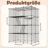 UISEBRT 4-Ebenen Kleintierkäfig für Katzen – Stabiler Produktbild-Vorschau 8