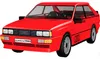 Cobi Klemmbaustein-Set Audi Quattro 1980 Red, 79 Teile, Anteprima dell’immagine prodotto 8