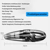 Product information and image of a cordless car vacuum cleaner. Produktbild-Vorschau