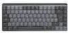 A top-down view of a gray mechanical keyboard. Podgląd zdjęcia produktu