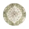 Volero - Vintage Gartenteppich Rund - Santo Mandala Grün - Produktbild-Vorschau 4