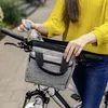 Borsa da manubrio Klickfix ROOMY, argento twist Anteprima dell’immagine prodotto 4