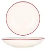 Talerz głęboki Bonna - Linea Burgundy - Porcelana - 25 cm Podgląd zdjęcia produktu 1