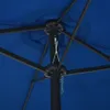 vidaXL Ombrellone con palo in alluminio 460x270 cm Blu Anteprima dell’immagine prodotto 9