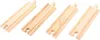 Bigjigs Rail Medium gerade Schienen 16 cm 4 Stück Produktbild-Vorschau 1