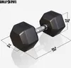 GORILLA SPORTS® Hexagon Kurzhanteln - 20kg Gewichte, Produktbild-Vorschau 3