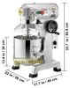 VEVOR Gewerblicher Standmixer, 20Qt Edelstahlschüssel, Produktbild-Vorschau 7