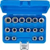 A set of socket wrenches in a blue plastic case. Náhled obrázku produktu