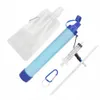 A set of personal water filter equipment laid out on a white background. Produktbild-Vorschau