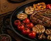MAYSTERNYA Runde Gusseisen Grillpfanne - ø 40 x 4 cm - Produktbild-Vorschau 5