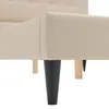 Polsterbed 140x200 cm, beige, tweepersoonsbed met Productafbeelding-voorbeeld 7