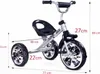 Detská trojkolka Toyz York grey Náhľad obrázku produktu 6