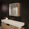 Spiegelschrank mit LED Beleuchtung - Emily 66.5x72 cm - LED Produktbild-Vorschau 4