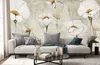 Muralo Selbstklebende Fototapete BLUMEN Pflanzen Retro Stil Produktbild-Vorschau 7