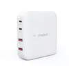 Choetech GaN-Schnellladegerät 2x USB-A / 2x USB-C, 100W - Produktbild-Vorschau 2