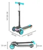 Ricokids Leddi LED balančná Kolobežka pre deti - čierna a Náhľad obrázku produktu 14
