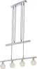 Globo Lighting Hängeleuchte Metall Nickel matt, 4x E14 LED Produktbild-Vorschau 14