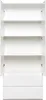 IMAGE7 Armoire - 2 portes + 2 tiroirs - Blanc mat - 80 x Voir les images du produit 4