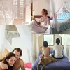 Moskitonetz Doppelbett mit 4 Eckpfosten, Moskitonetz Bett, Produktbild-Vorschau 8