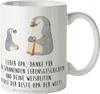 Mr. & Mrs. Panda Kaffeebecher Pinguin Opa Enkel - Weiß - Produktbild-Vorschau 1