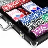 LARS360 Poker Case Poker Set 500 Laser Chips Black Náhled obrázku produktu 10