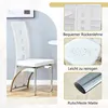 2er-Set Esszimmerstühle, weißes Kunstleder, Produktbild-Vorschau 10