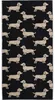 Cawö Handdoek "We love Dogs" (6246), kleur zwart/beige, Productafbeelding-voorbeeld 4