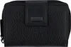 A black leather wallet with a Bugatti logo. Anteprima dell’immagine prodotto