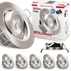 6x LED Einbaustrahler dimmbar Ultra Flach 5 Watt Eisen Produktbild-Vorschau 1