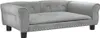 vidaXL Svetlošedý pelech pre psov 95x55x30 cm Velvet Náhľad obrázku produktu 1