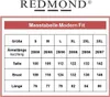 REDMOND Kurzarmhemd Brusttasche Allover-Print Rot 2XL Produktbild-Vorschau 5