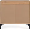 Kommode Melys 40 x 78 x 80 cm Stahl MDF Spanplatte Braun Schwarz_Natur24 Anteprima dell’immagine prodotto