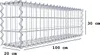 Gabbione 100 cm x 30 cm x 20 cm (L x H x P), maglia 5 cm x Anteprima dell’immagine prodotto 2