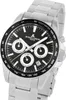 Jacques Lemans Chronograaf, Liverpool, stalen kast, zwarte Productafbeelding-voorbeeld 2