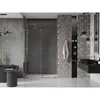 Mexen Velar ausziehbare Duschtür 140 cm, transparent, Gold Produktbild-Vorschau 2