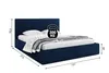 Interbeds Polsterbett 120x200 Bett Doppelbett mit Stauraum Produktbild-Vorschau 6