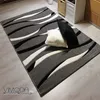 Moderner Frisee Designer Teppich mit Streifen Produktbild-Vorschau 2