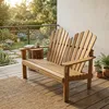 2-Sitzer Adirondack Gartenbank aus Akazienholz, ca. 125 x Produktbild-Vorschau 4